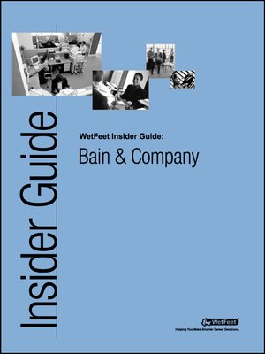 cover image of Bain & Company: The WetFeet Insider Guide